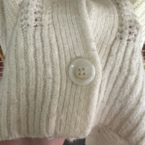 Cream Anthropologie cardigan sweater - Picture 10 of 11